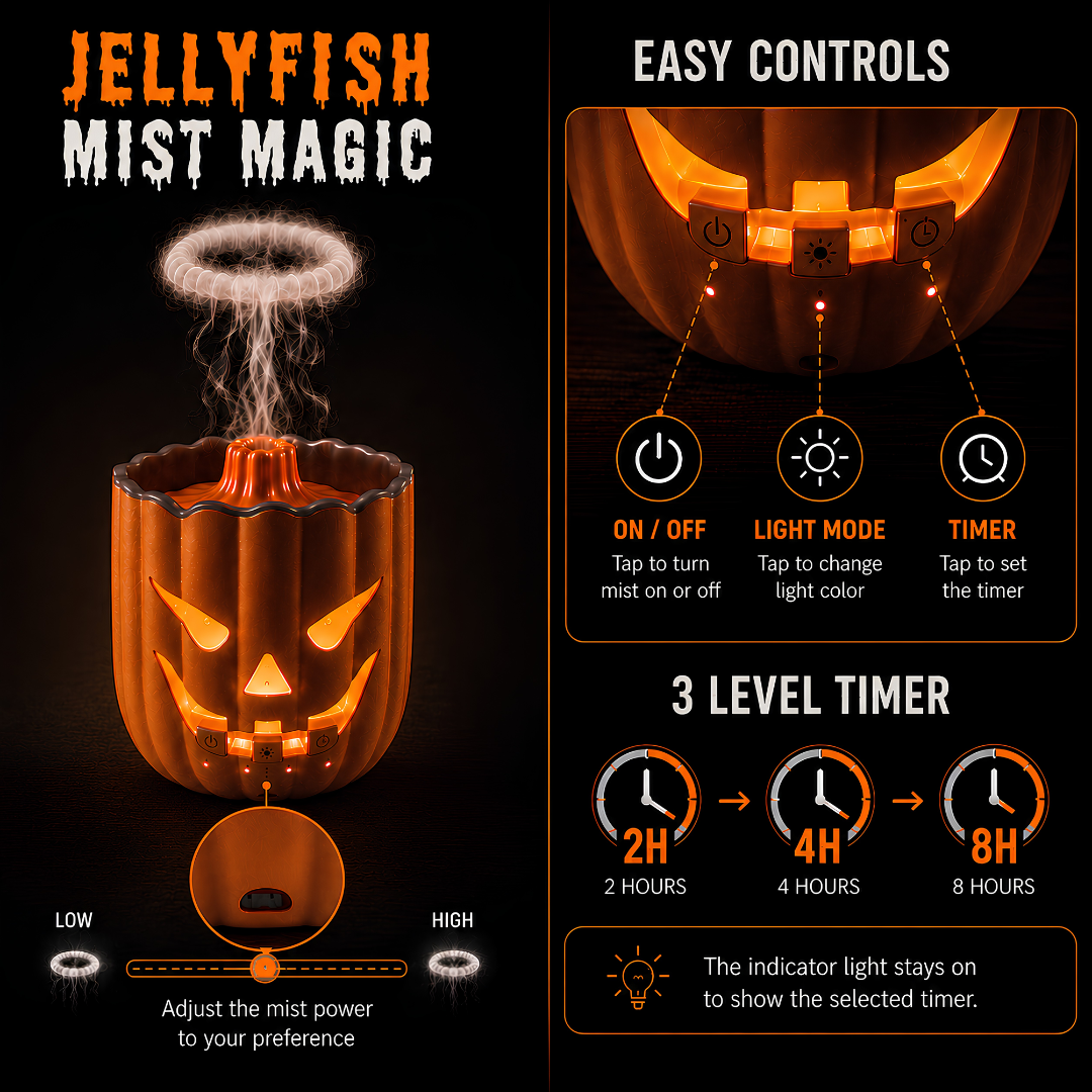 HumiPumpkin™ Halloween Mist Diffuser