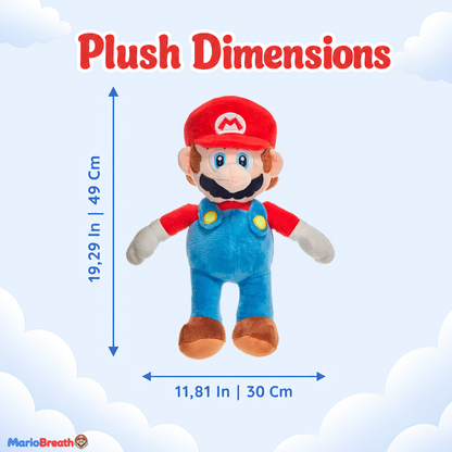 Breathing Mario Plush for Anxiety