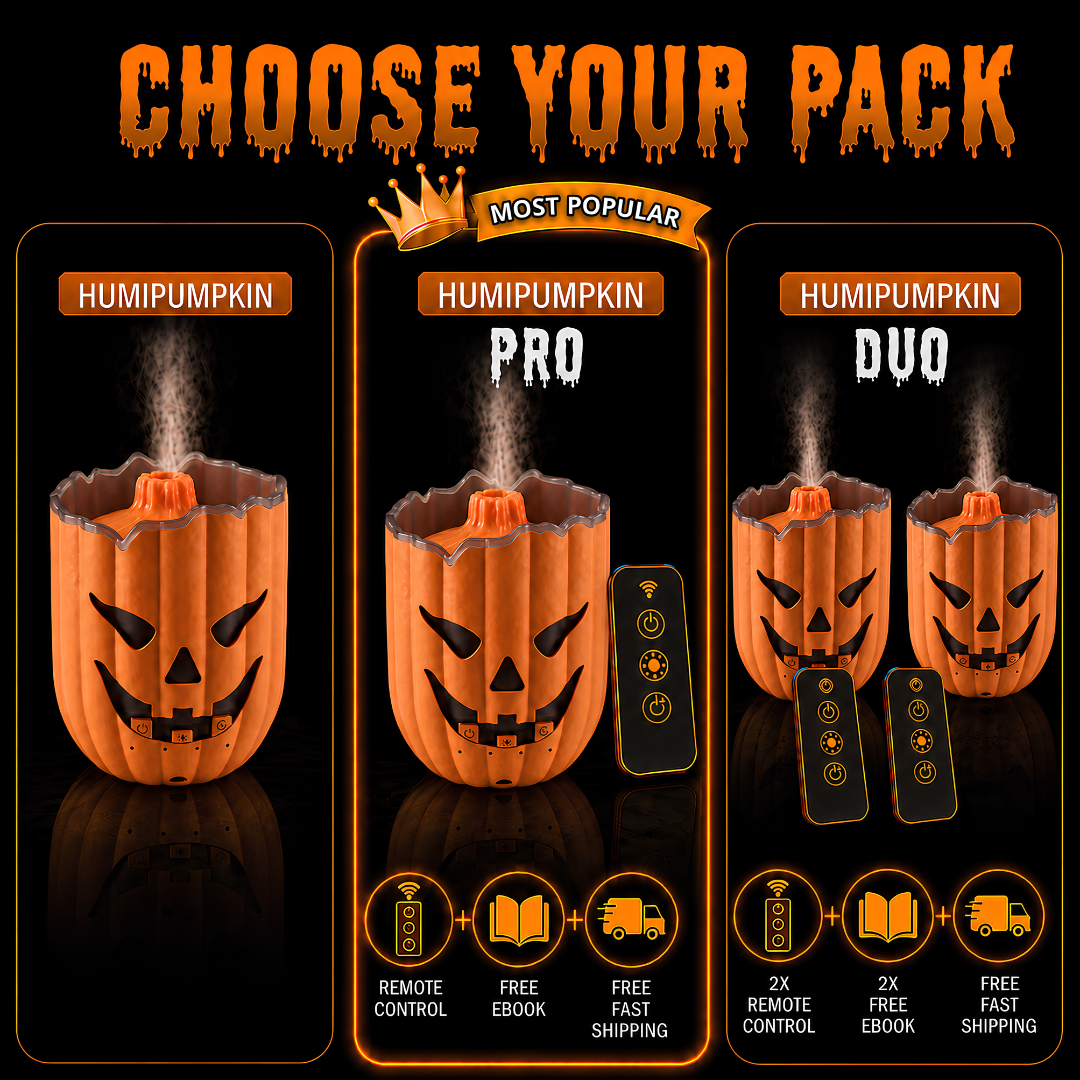 HumiPumpkin™ Halloween Mist Diffuser